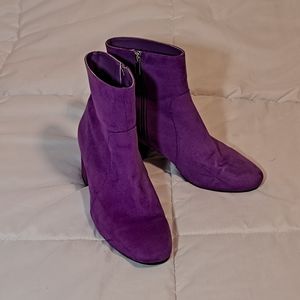 Purple Bamboo Booties